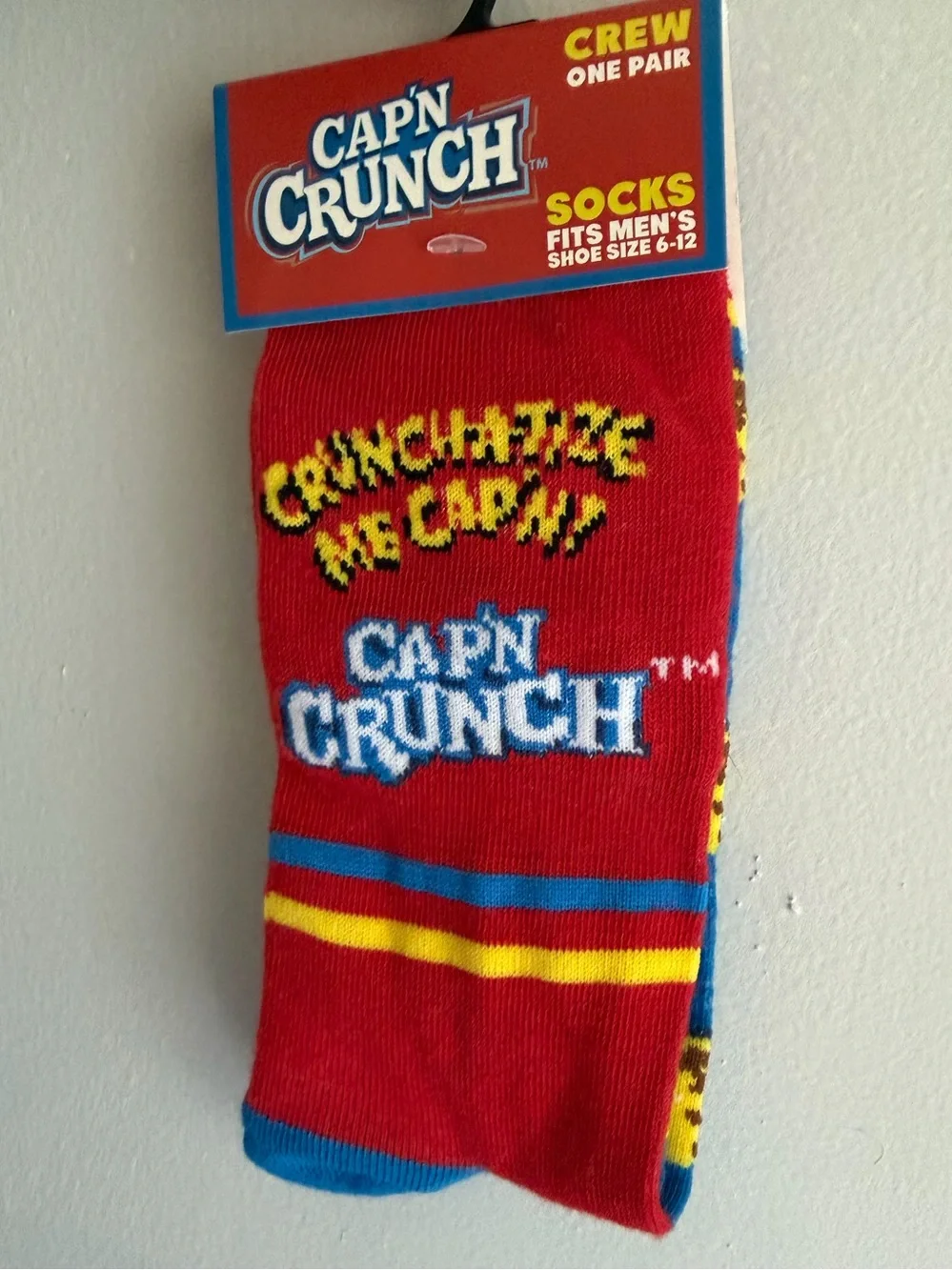 Cap'n Crunch Men's Crew Socks